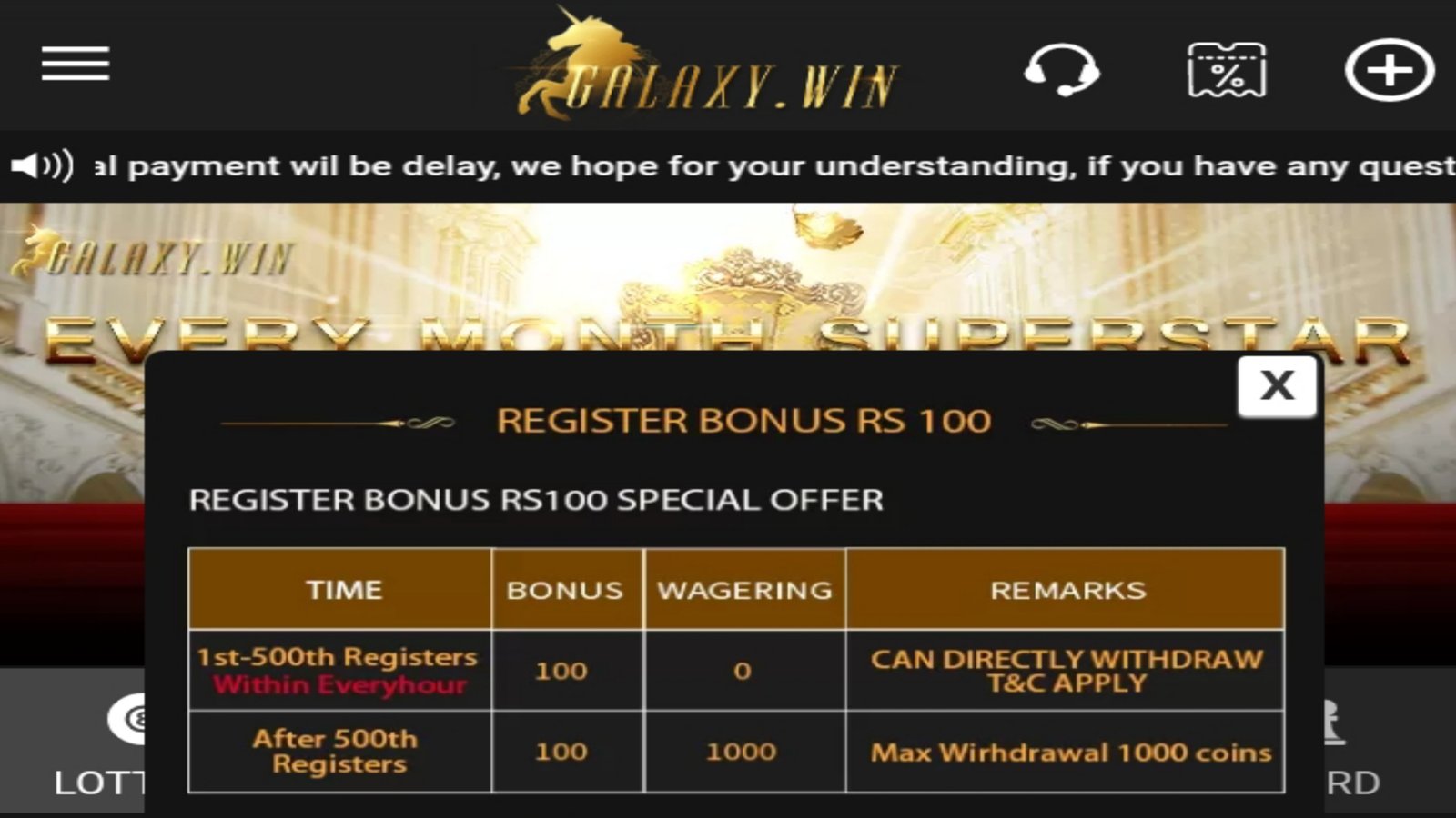 You are currently viewing GalaxyWin Big Loot Offer, Daily  ₹100 Earning, Verified